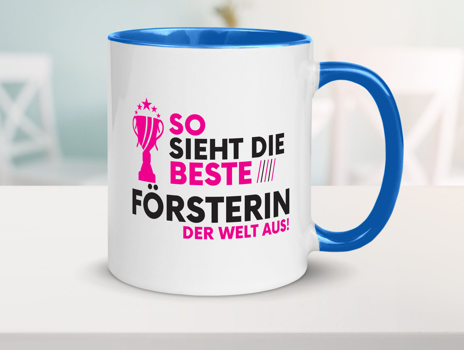 Die Weltbeste Försterin | Forst Arbeit Humor Kollegen Büro Geschenkidee Tasse