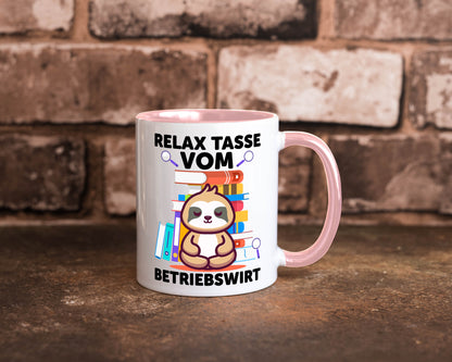 Relax Tasse: Betriebswirt | Betriebswirtschaft lustiger Spruch Geschenk Humor
