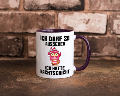 Nachtschicht Eule | Spruch Arbeit müde Nachtjob Geschenkidee Kollegen Büro