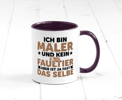 Ich bin kein Faultier: Maler | Malerei v2 lustiger Spruch Geschenk