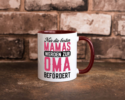 Beste Mama wird zur Oma befördert | Großmutter lustiger Spruch Geschenk Familie