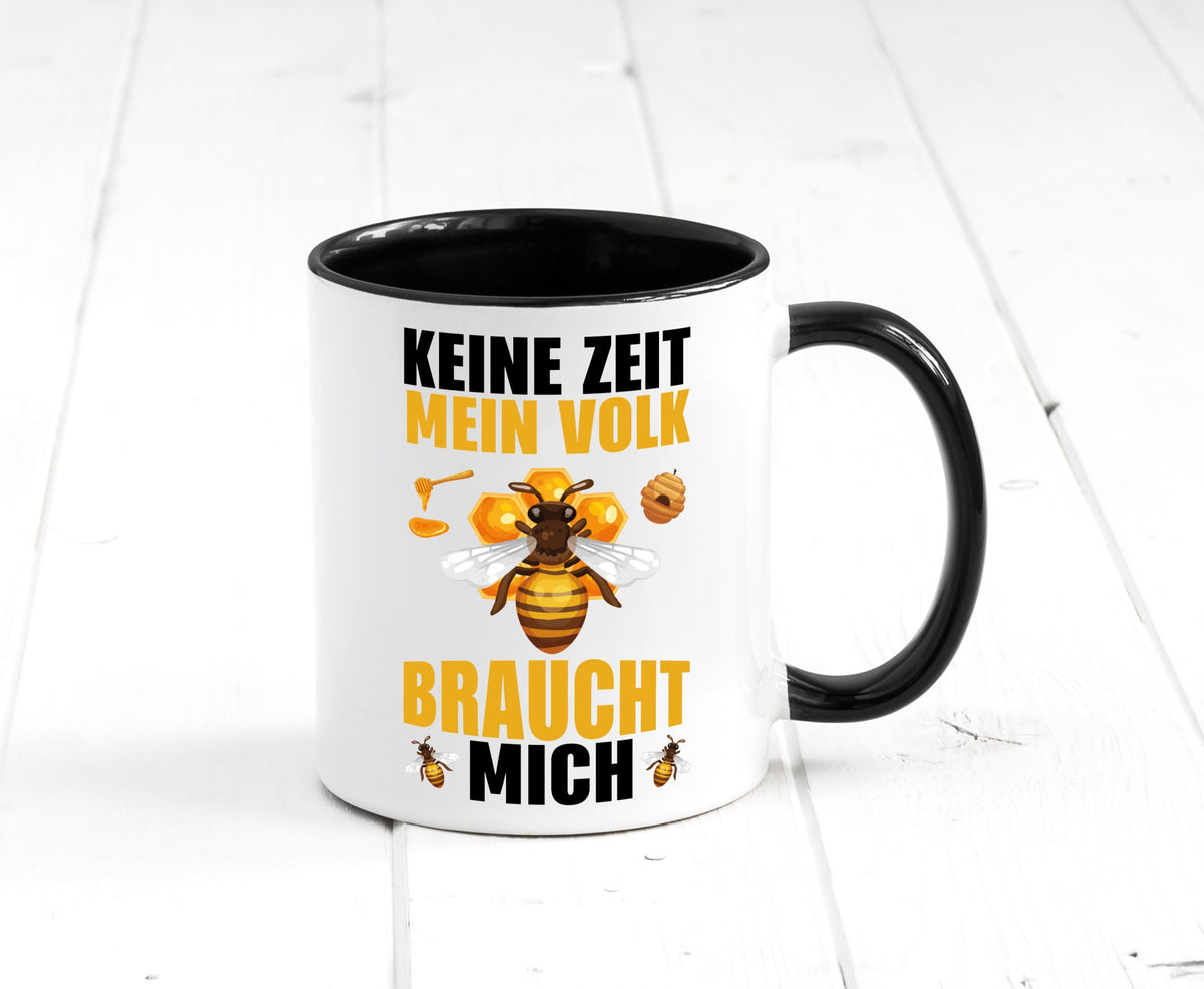 Mein Volk braucht mich Bienen lustiger Spruch Geschenk Humor Geschenkidee Tasse