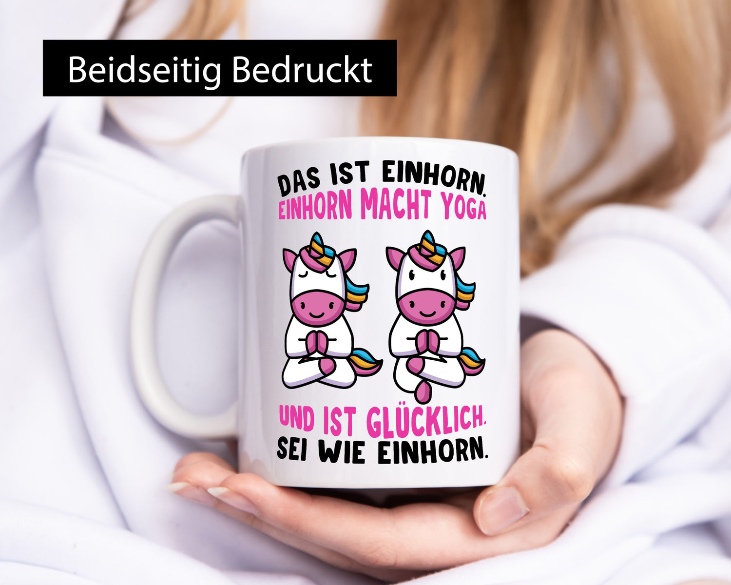 Einhorn Yoga | Yogalehrer Tasse Guru Entspannung Humor Geschenkidee