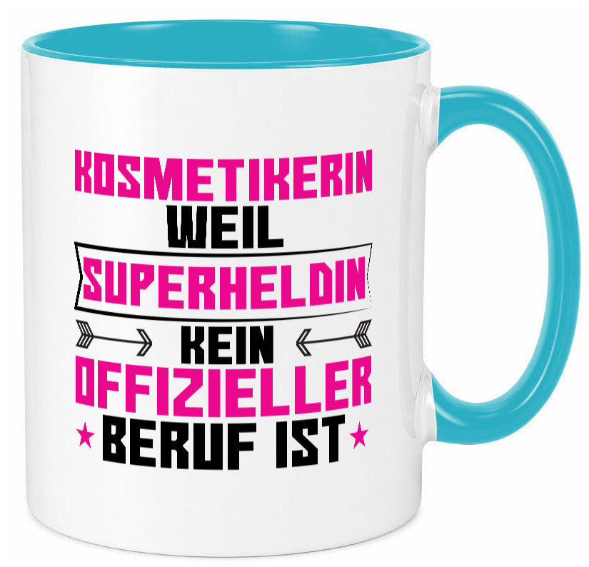 Superheldin Kosmetikerin | Kosmetik Stylistin Visagistin Geschenk Humor