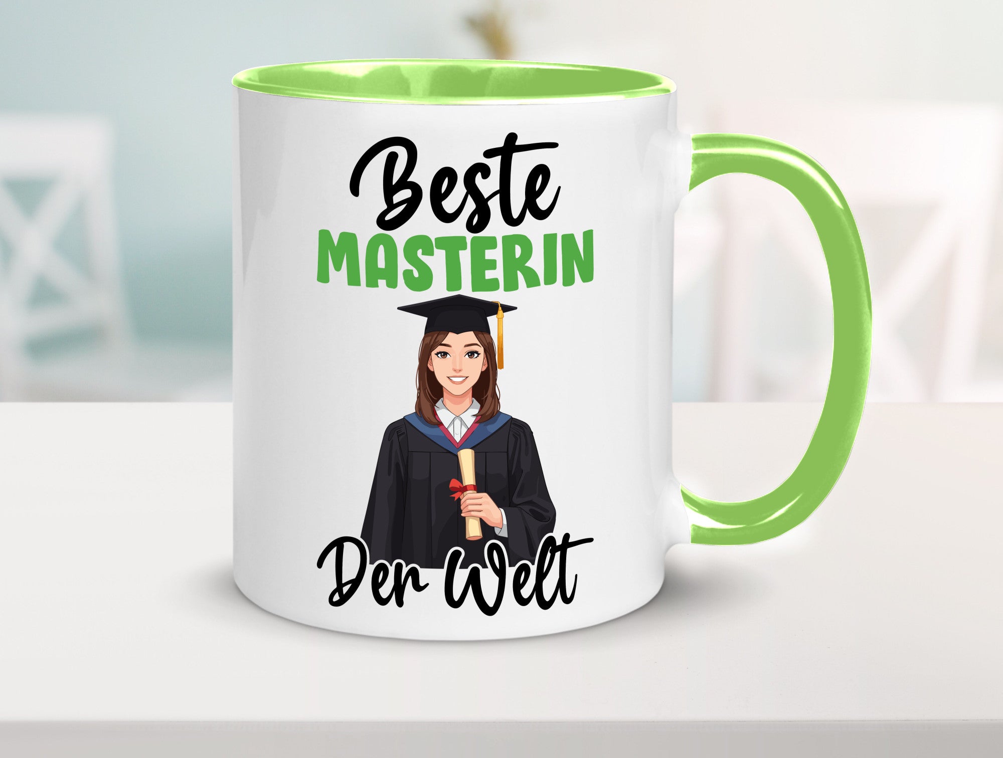 Beste Masterin | Student Uni Studium Humor Geschenkidee Tasse