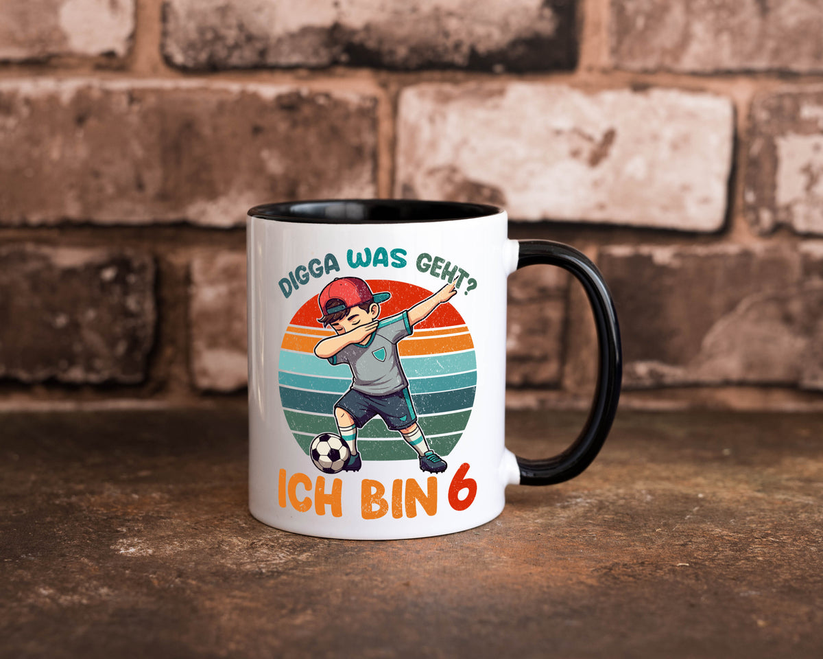 6. Geburtstag | 6 Jahre digga ich bin Dabbing lustig Geschenkidee Geschenk Tasse