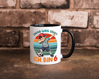 6. Geburtstag | 6 Jahre digga ich bin Dabbing lustig Geschenkidee Geschenk Tasse