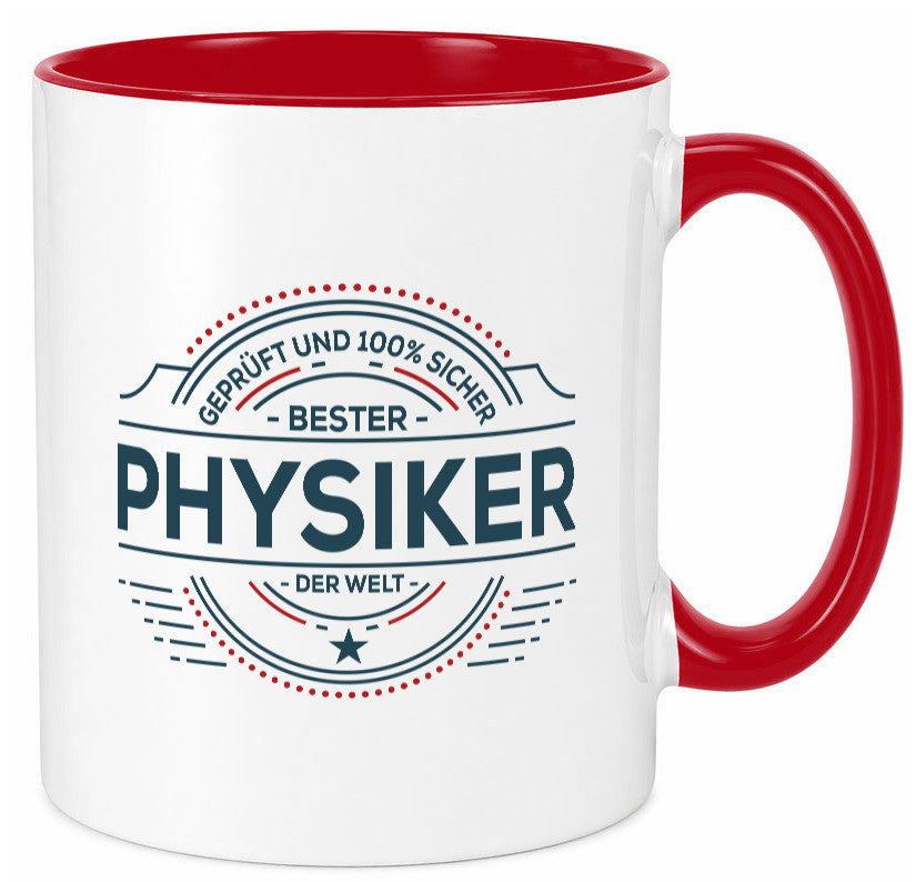 Geprüft und sicher: Physiker | Physik lustiger Spruch Geschenk Humor