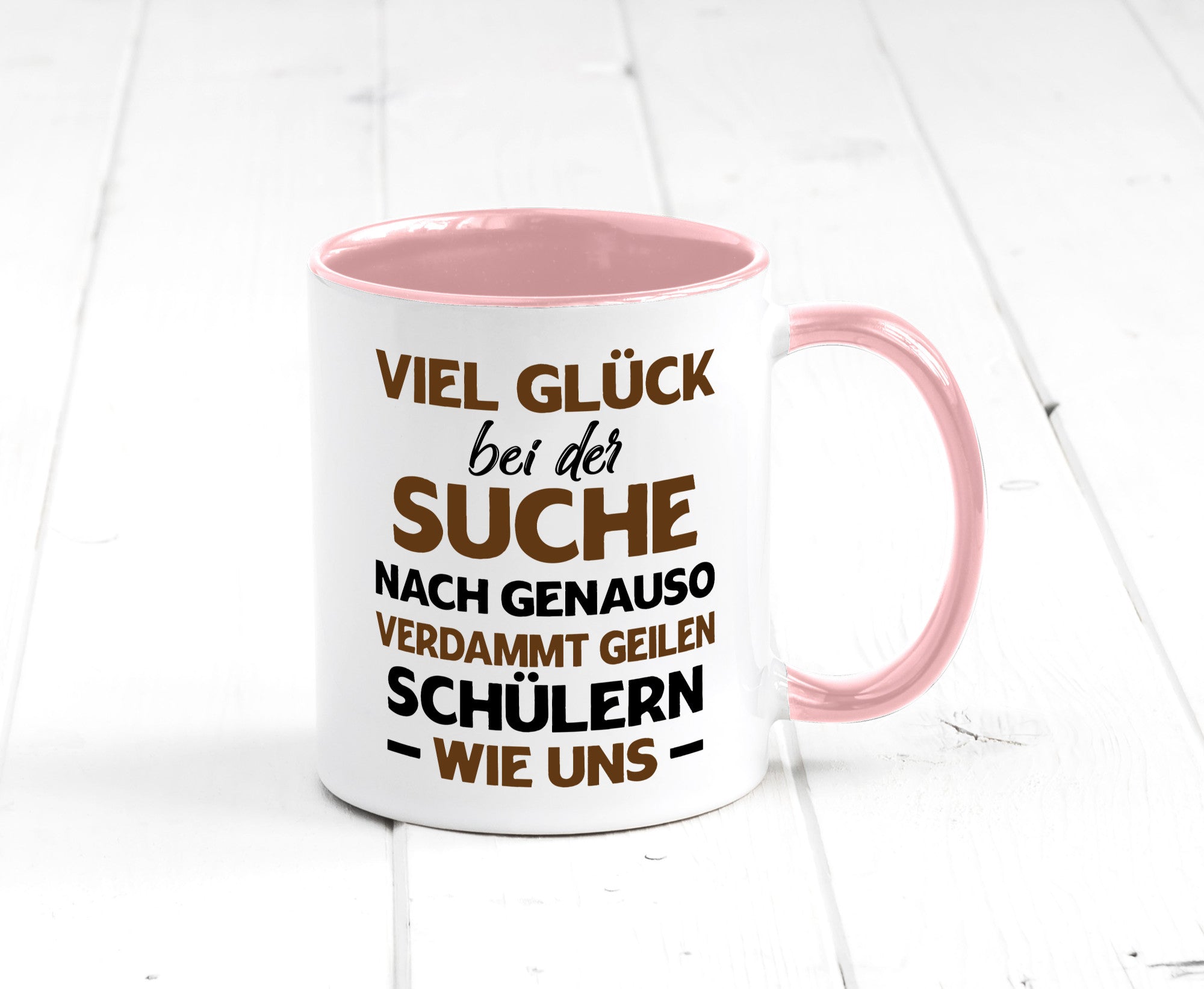 Viel glück | Geile schüler Schule Beste Lehrerin lustig Humor Geschenkidee