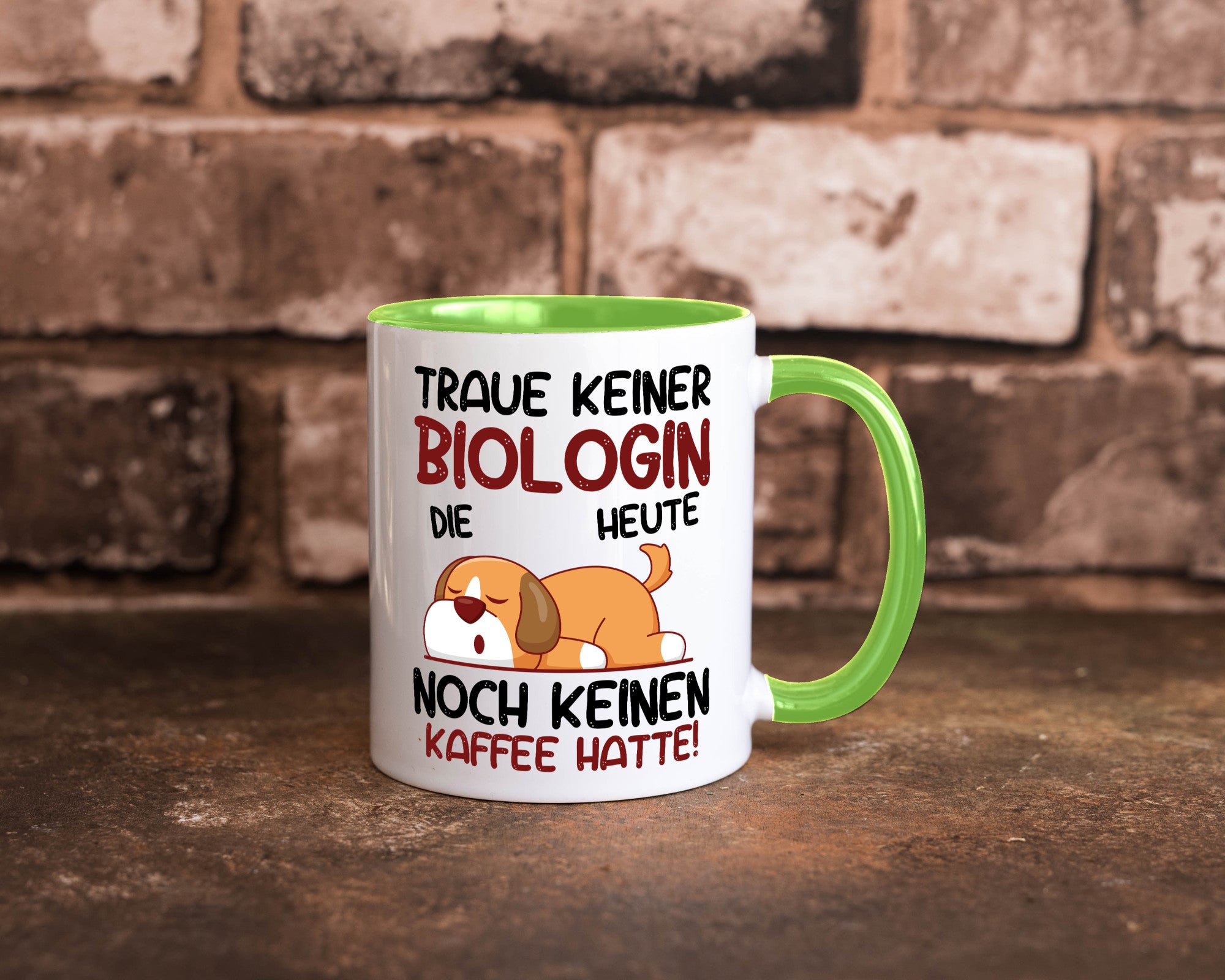 Traue keiner Biologin | Biologie Naturforscherin Geschenkidee Humor Tasse