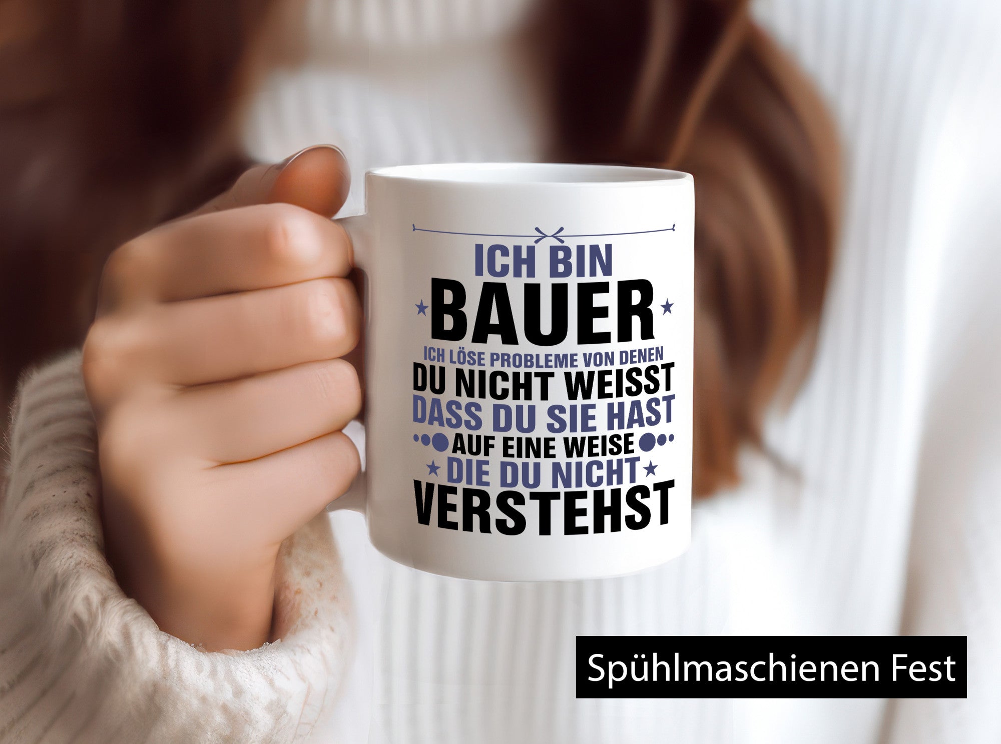 Löse Probleme: Bauer | Bauernhof Landwirtschaft lustiger Spruch Geschenk Humor