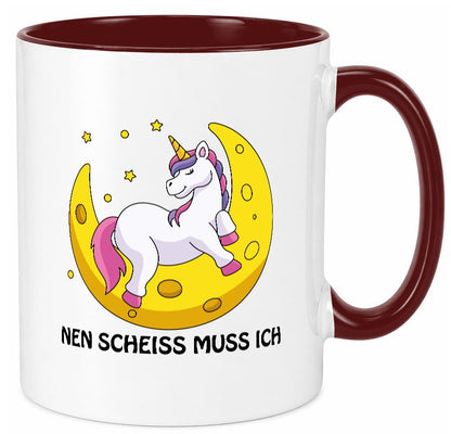 Nen Scheiss muss ich Geschenkidee Humor Tasse