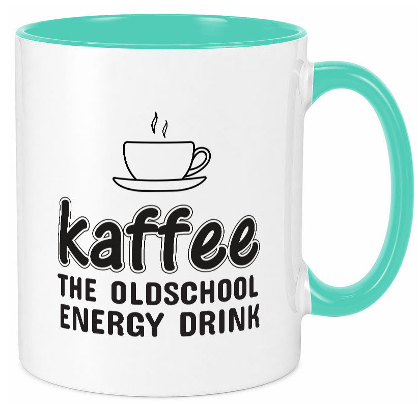 Oldschool Kaffee | Kaffeetrinker Tasse Statement lustiger Spruch Geschenk Humor