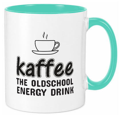 Oldschool Kaffee | Kaffeetrinker Tasse Statement lustiger Spruch Geschenk Humor