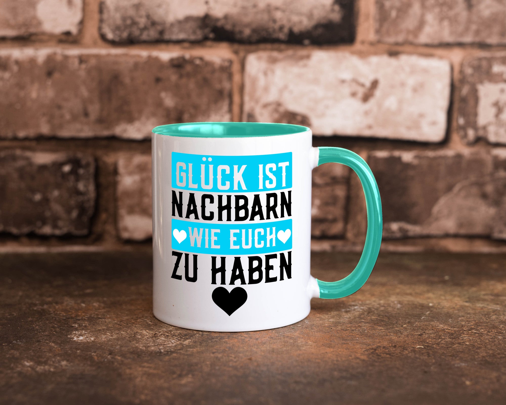 Nachbarn wie euch | Dankbarkeit Glück Nachbarschaft Geschenkidee Humor Tasse