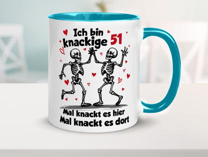 51. Geburtstag | Knackige 51 Ich bin alt v2 Humor Geschenkidee Tasse