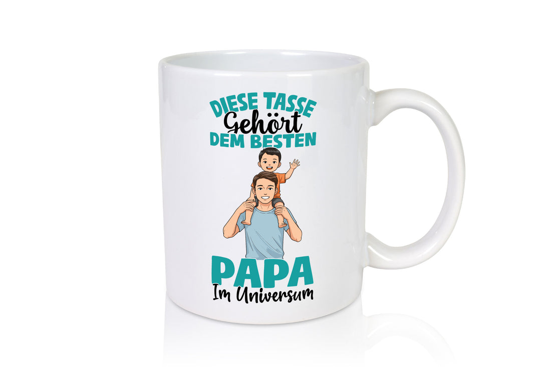 Im Universum: Papa | Vatertag Daddy Familie Humor Geschenkidee Tasse