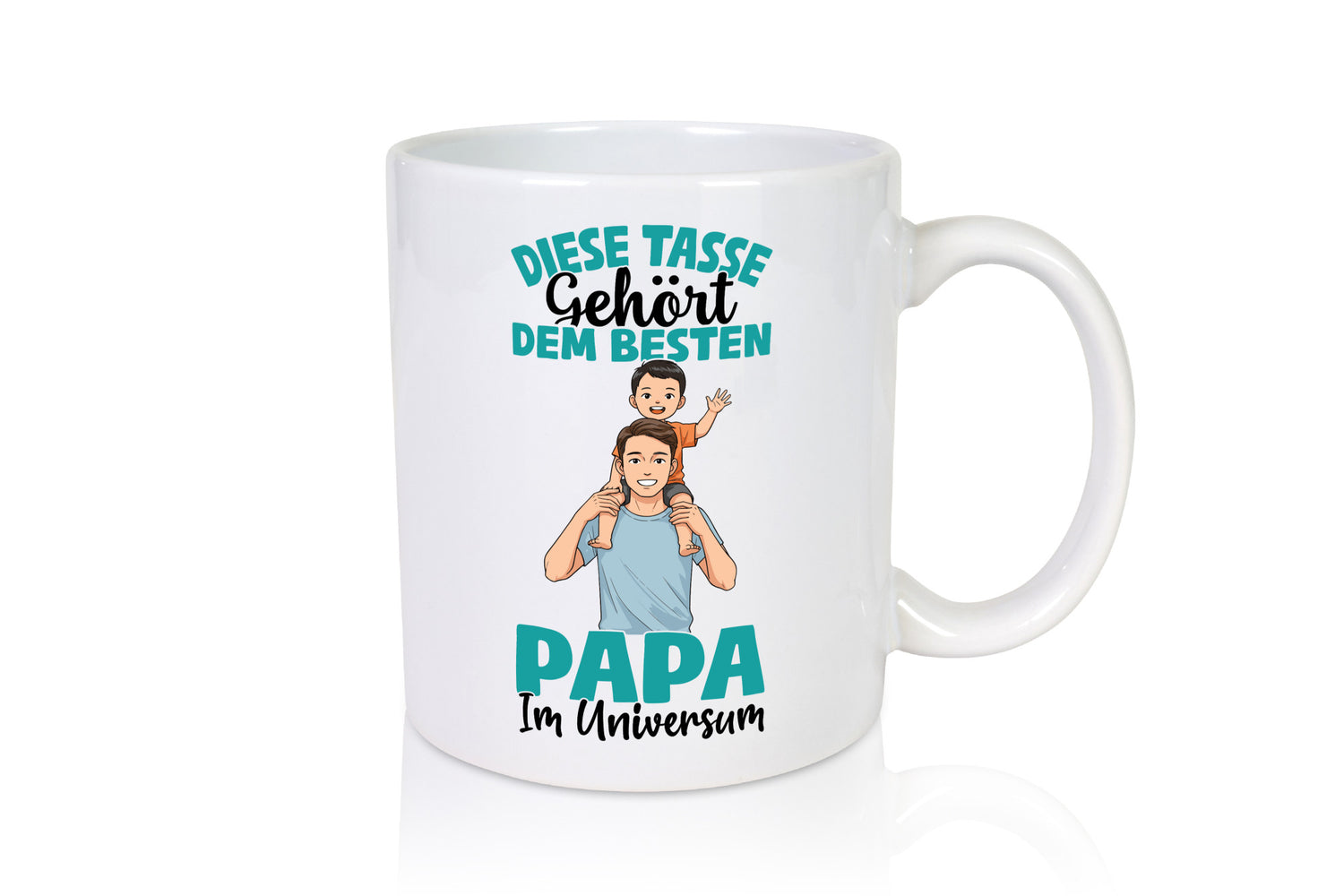 Im Universum: Papa | Vatertag Daddy Familie Humor Geschenkidee Tasse