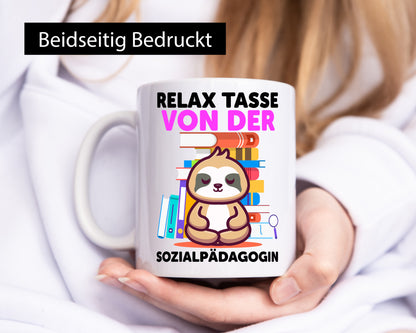 Relax Tasse: Sozialpädagogin | Humor Pädagogin lustiger Spruch Geschenk