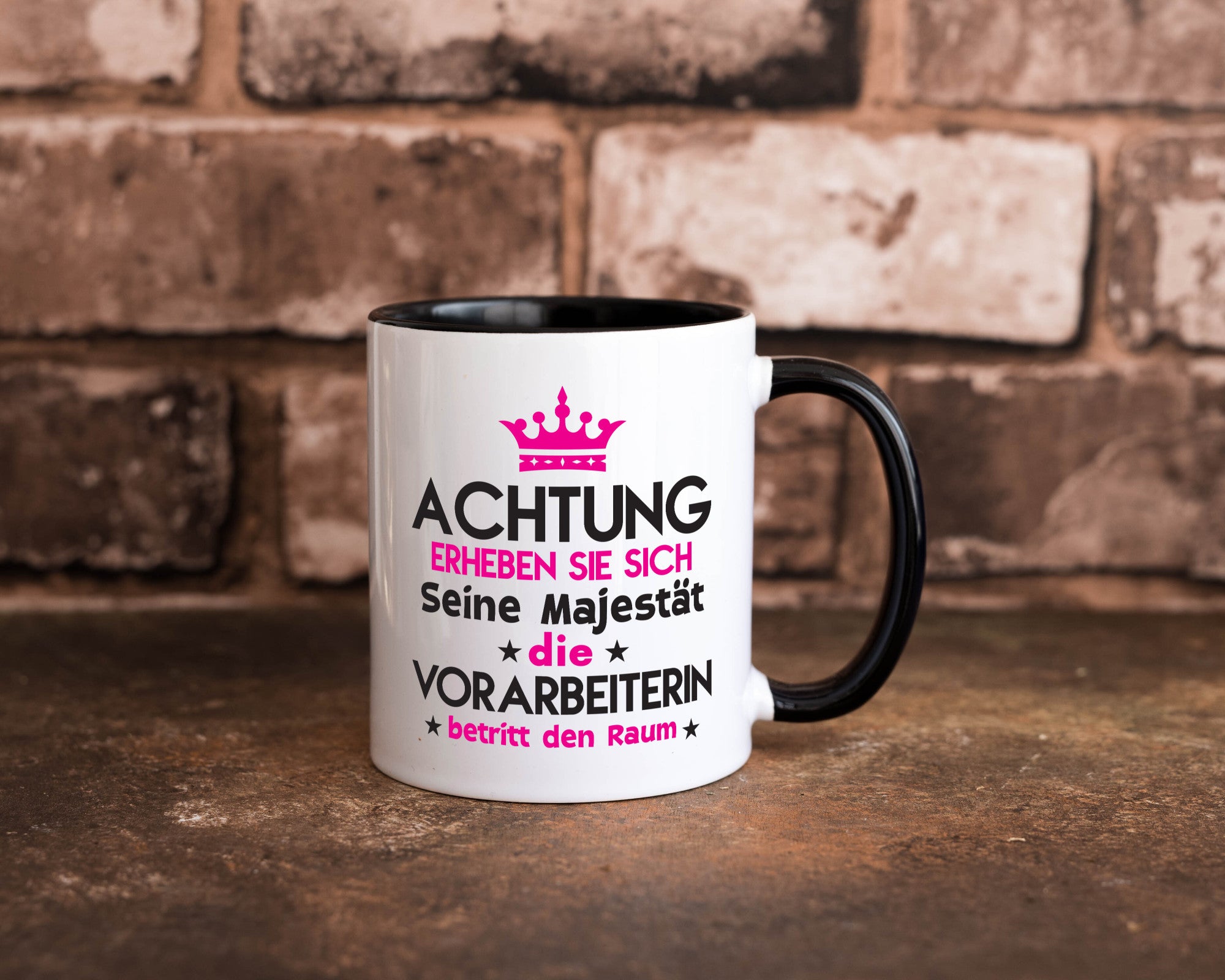 Seine Majestät Vorarbeiterin | Kollegin Teamleiter lustig Arbeit Kollegen Büro