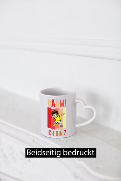 7. Geburtstag | 7 Jahre Bääm ich bin Humor Geschenkidee Tasse