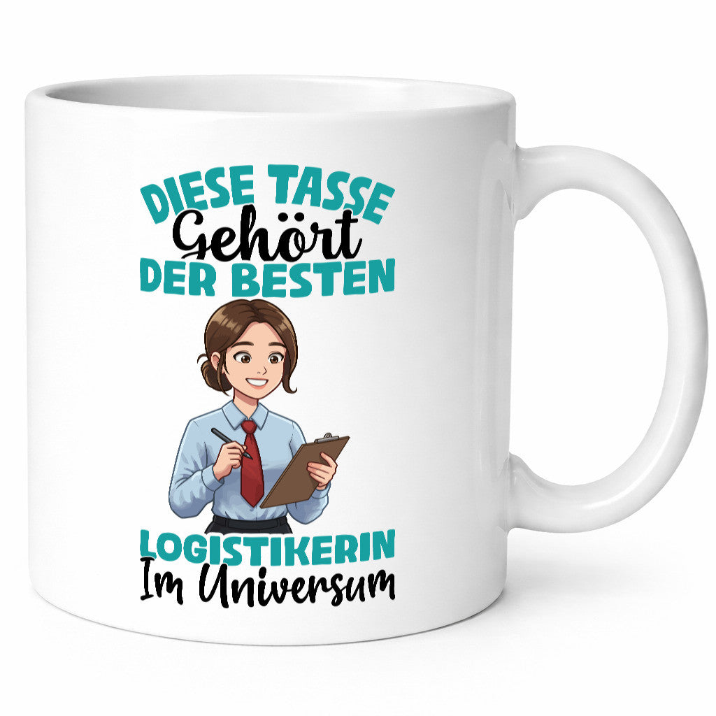 Im Universum: Logistikerin | Logistik lustig Humor Geschenkidee Geschenk Tasse