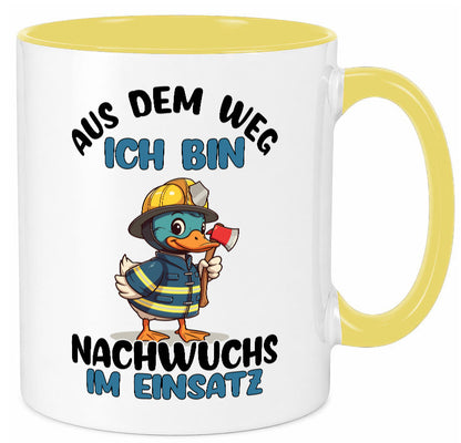 THW nachwuchs | Technische Hilfe Hilfswerk aus dem weg Geschenkidee Humor Tasse