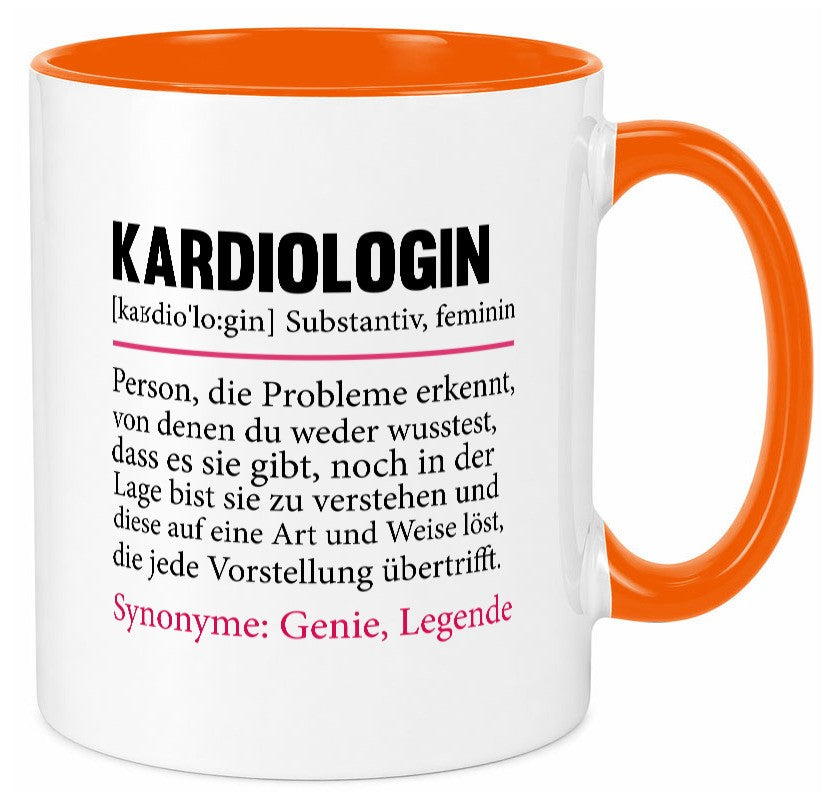 Kardiologin | Spruch lustig Kardiologie Beruf Geschenk Arbeit Kollegen Büro Tasse