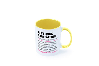 Rettungssanitäterin | Beruf Sanitäter Spruch v2 Humor Arbeit Kollegen Büro