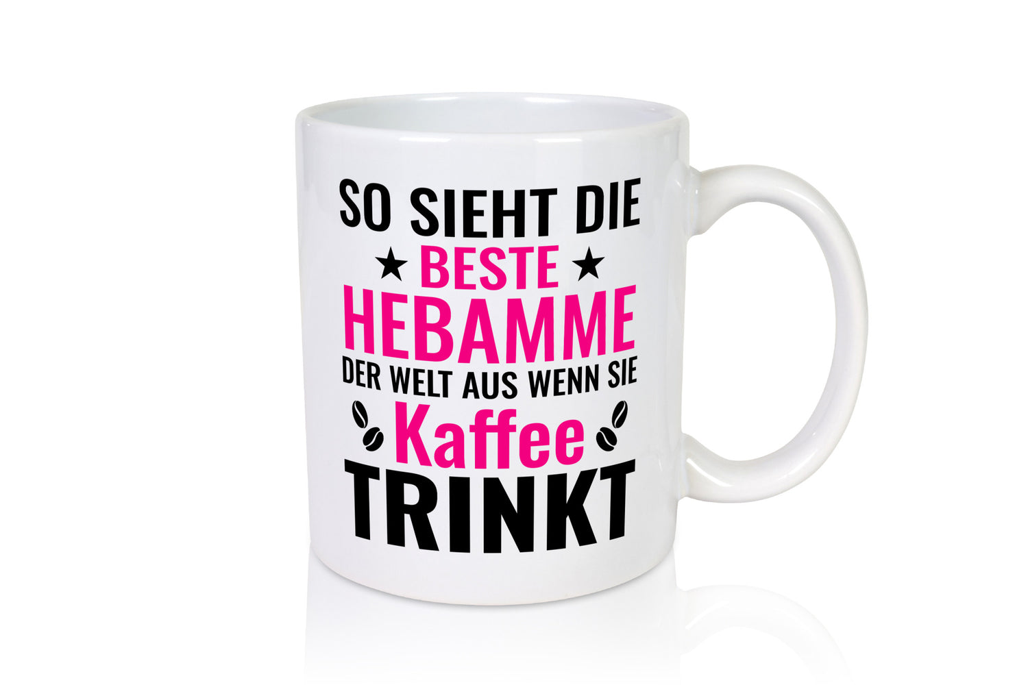 Kaffee trinkt: Hebamme | Geburtshilfe Geschenk Humor Geschenkidee lustiger