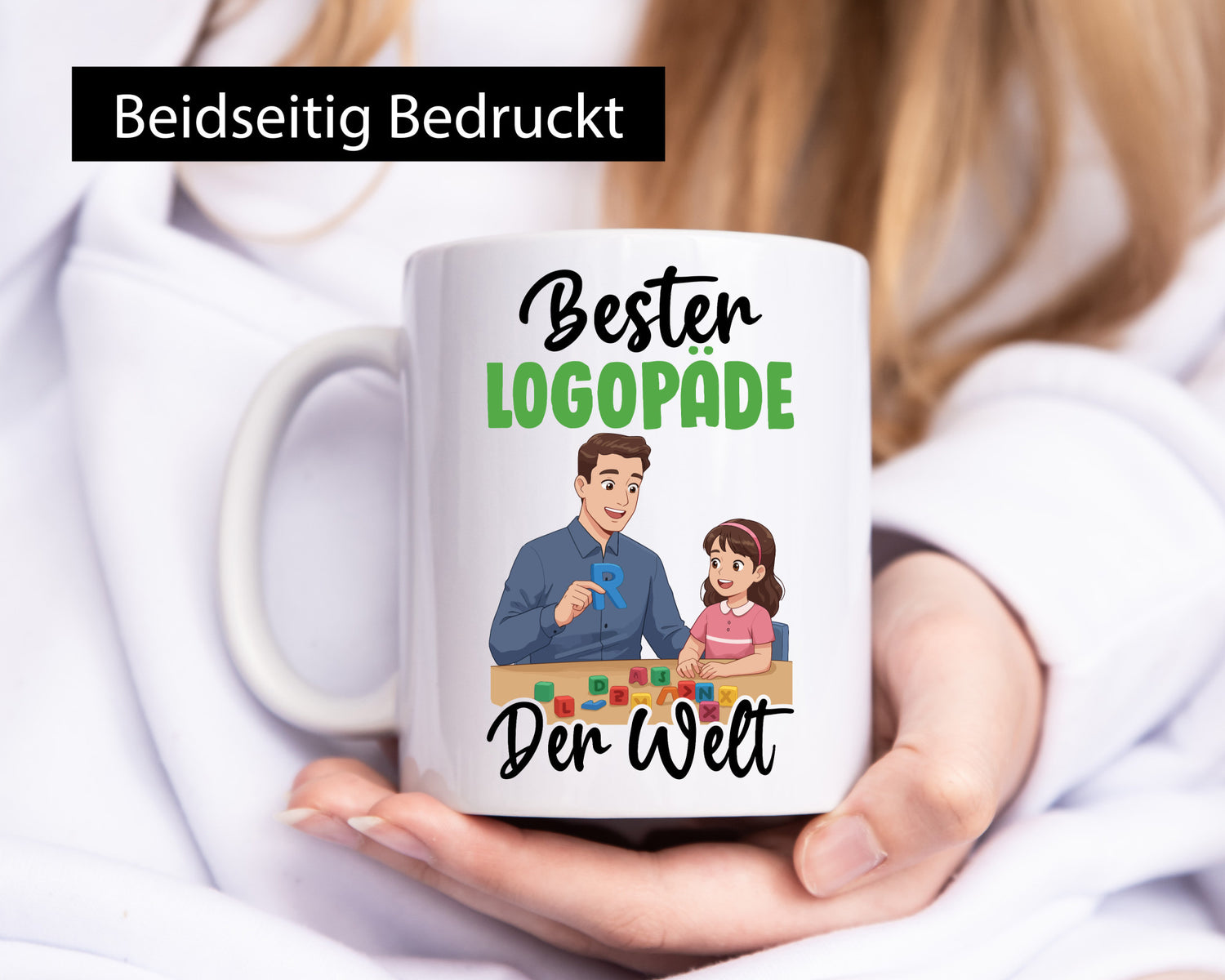 Bester Logopäde | Sprachtherapie v2 Geschenkidee Humor Tasse