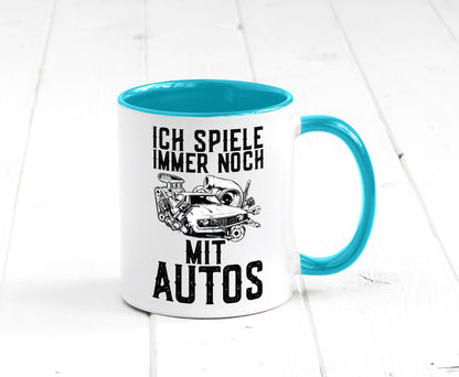 Spiele noch mit Autos | Werkstatt Werkzeug Mechaniker lustiger Spruch Geschenk