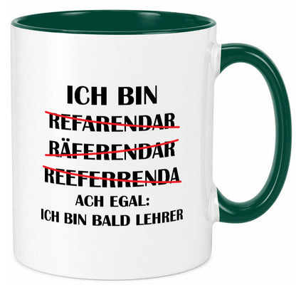 Ich bin bald Lehrer | Rechtschreibfehler lustig Humor Geschenkidee Geschenk