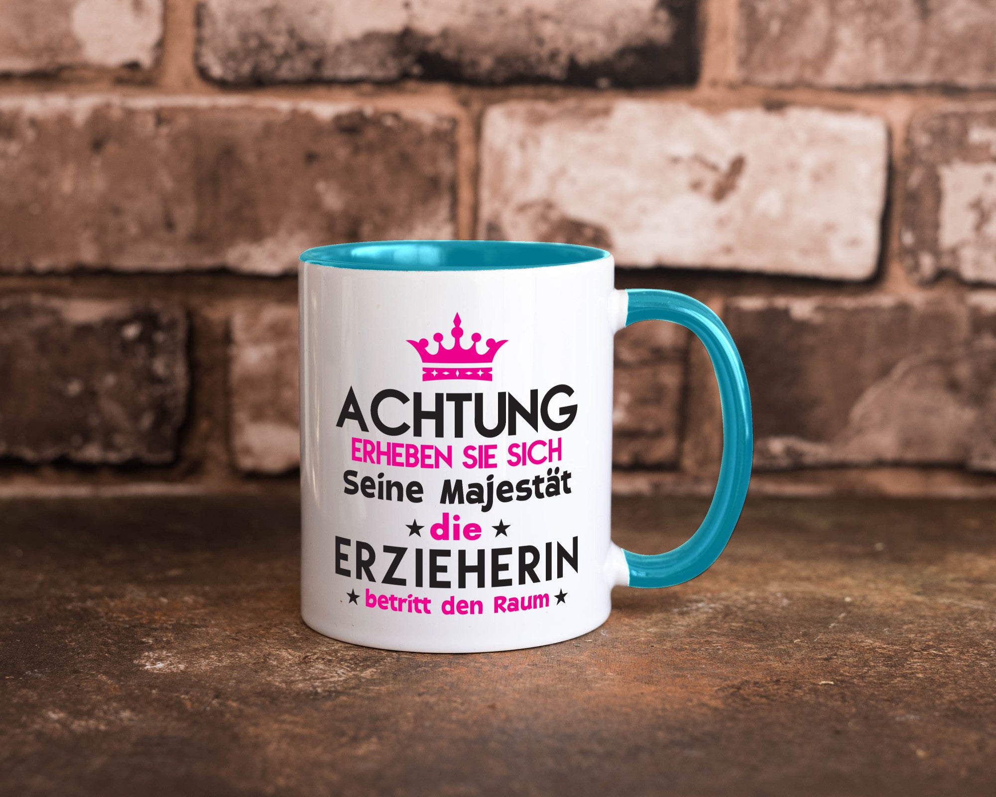 Seine Majestät Erzieherin | Pädagogin Schule Humor Geschenkidee Tasse