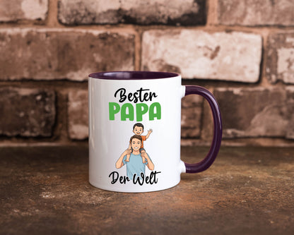 Bester Papa | Vatertag Daddy Familie lustiger Spruch Geschenk Geschenkidee Tasse