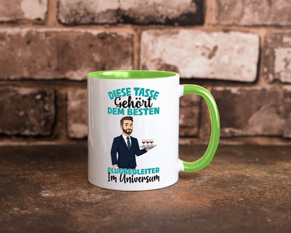 Im Universum: Flugbegleiter | Steward Flughafen Humor Geschenkidee Tasse