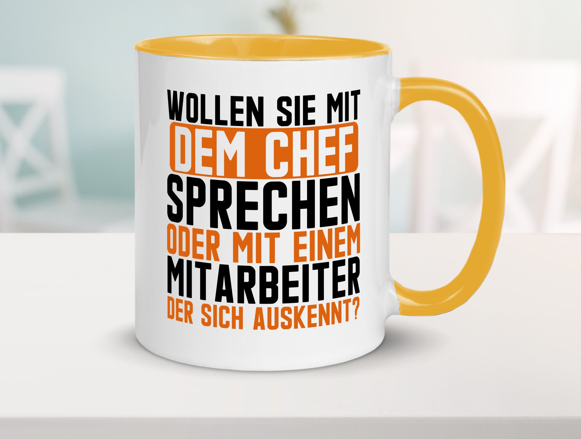 Wollen sie mit dem Chef Sprechen | Mitarbeiter Humor Arbeit Kollegen Büro