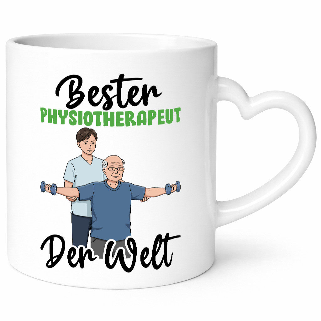 Bester Physiotherapeut v3 Geschenk Humor Geschenkidee lustiger Spruch Tasse