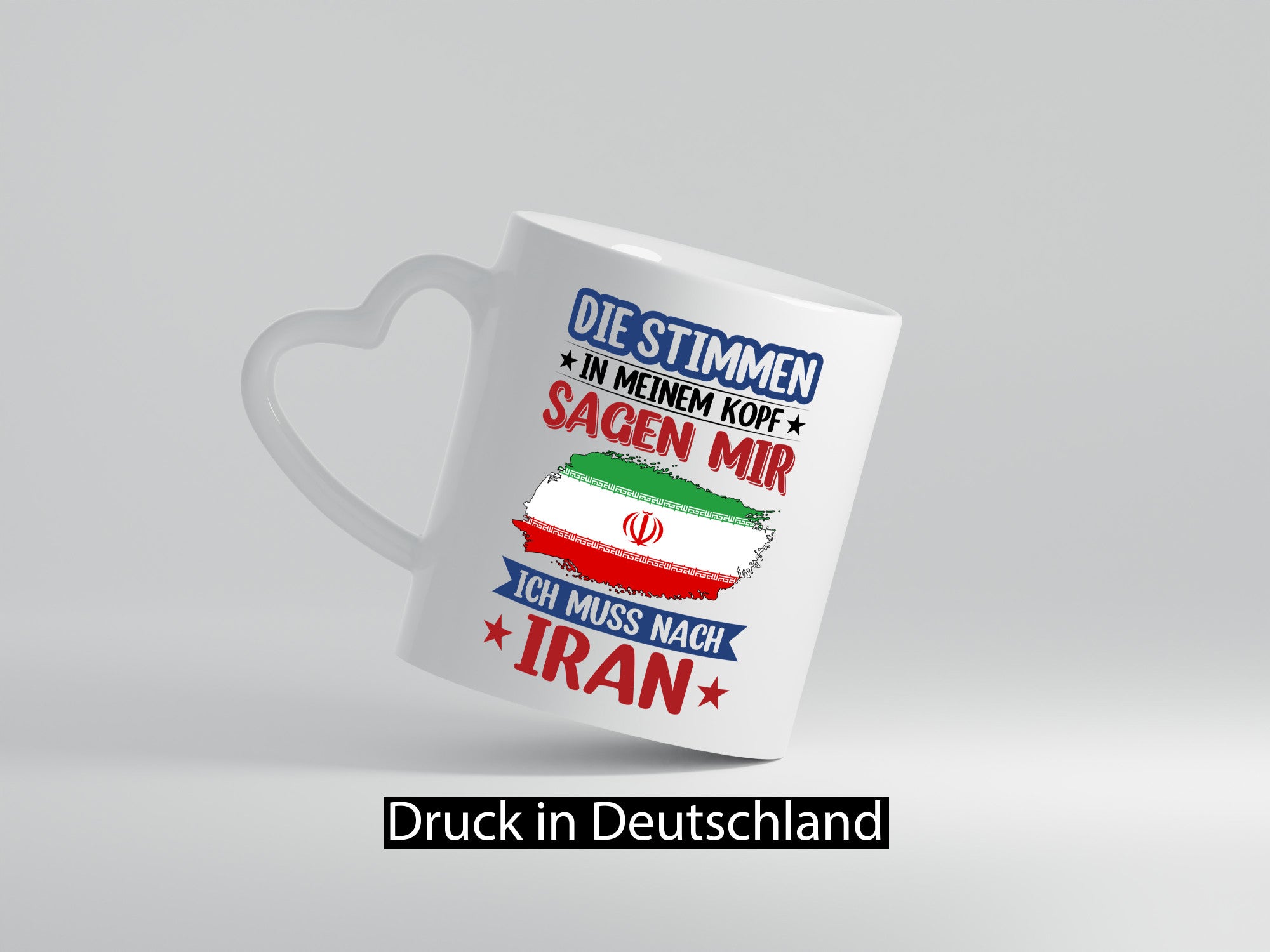 Iran | Urlaub Stimmen in meinem Kopf Traumland Humor Geschenkidee Tasse