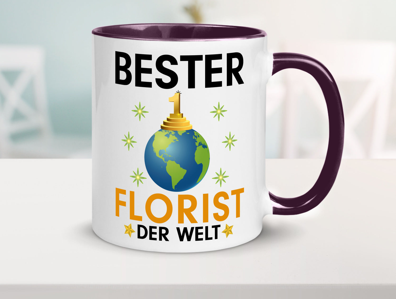 Welt Bester Florist | Blumen Verkäufer Humor Geschenkidee Tasse