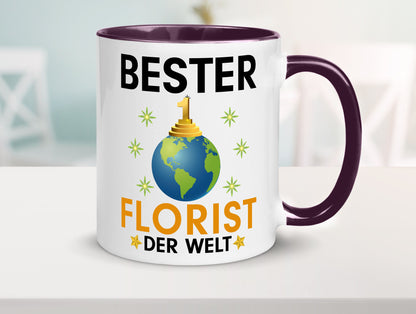 Welt Bester Florist | Blumen Verkäufer Humor Geschenkidee Tasse