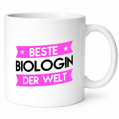 Beste Biologin | Biologie Naturforscherin Humor Geschenkidee Tasse