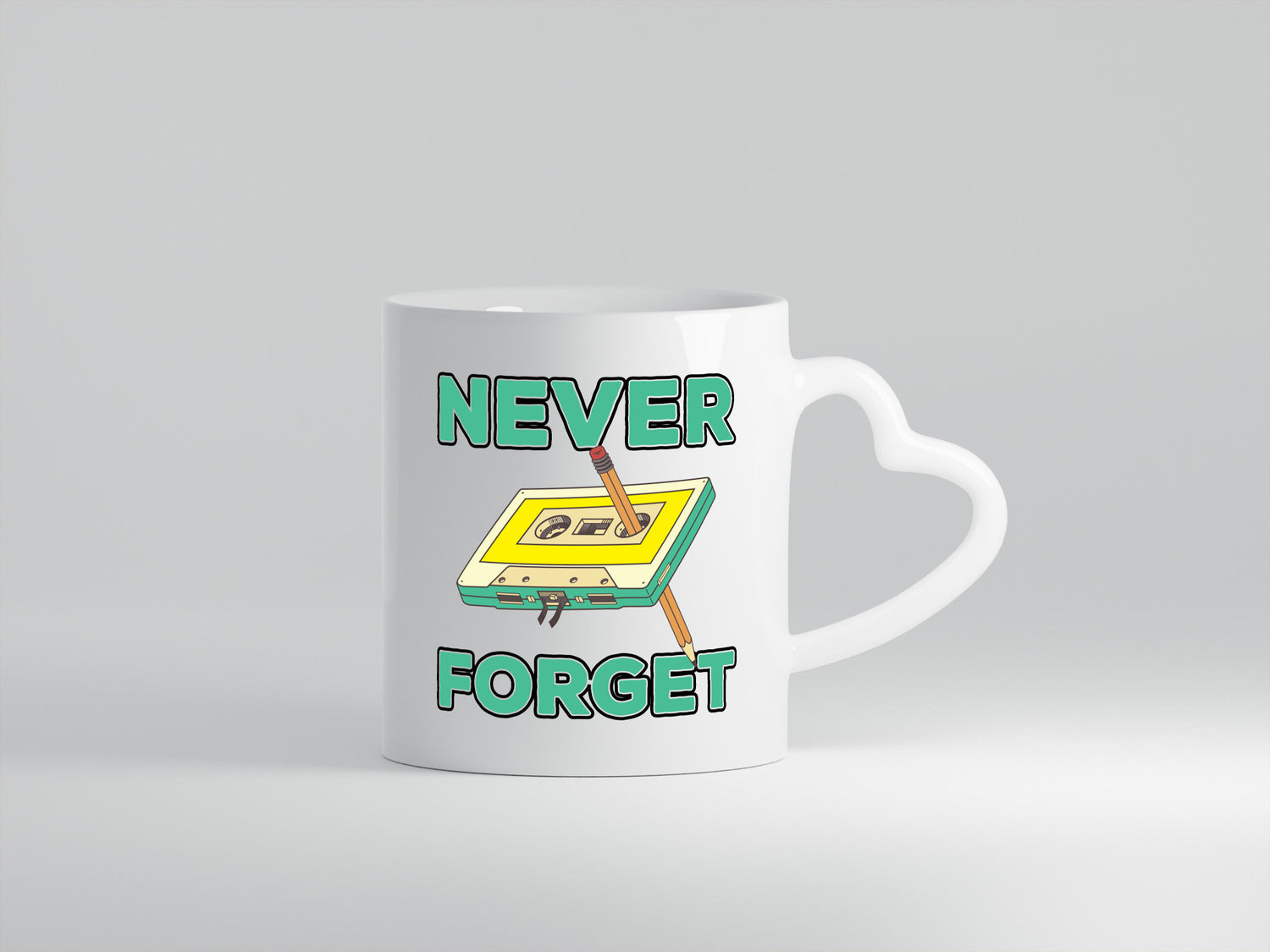 Never Forget | Kassetten Zurück spulen alte Zeit lustiger Spruch Geschenk Humor