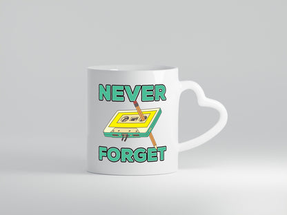 Never Forget | Kassetten Zurück spulen alte Zeit lustiger Spruch Geschenk Humor