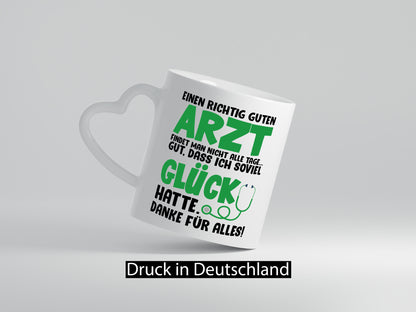Richtig guter Arzt | Dankeschön Tasse Ärzte Spruch vl6 lustiger Geschenk Humor