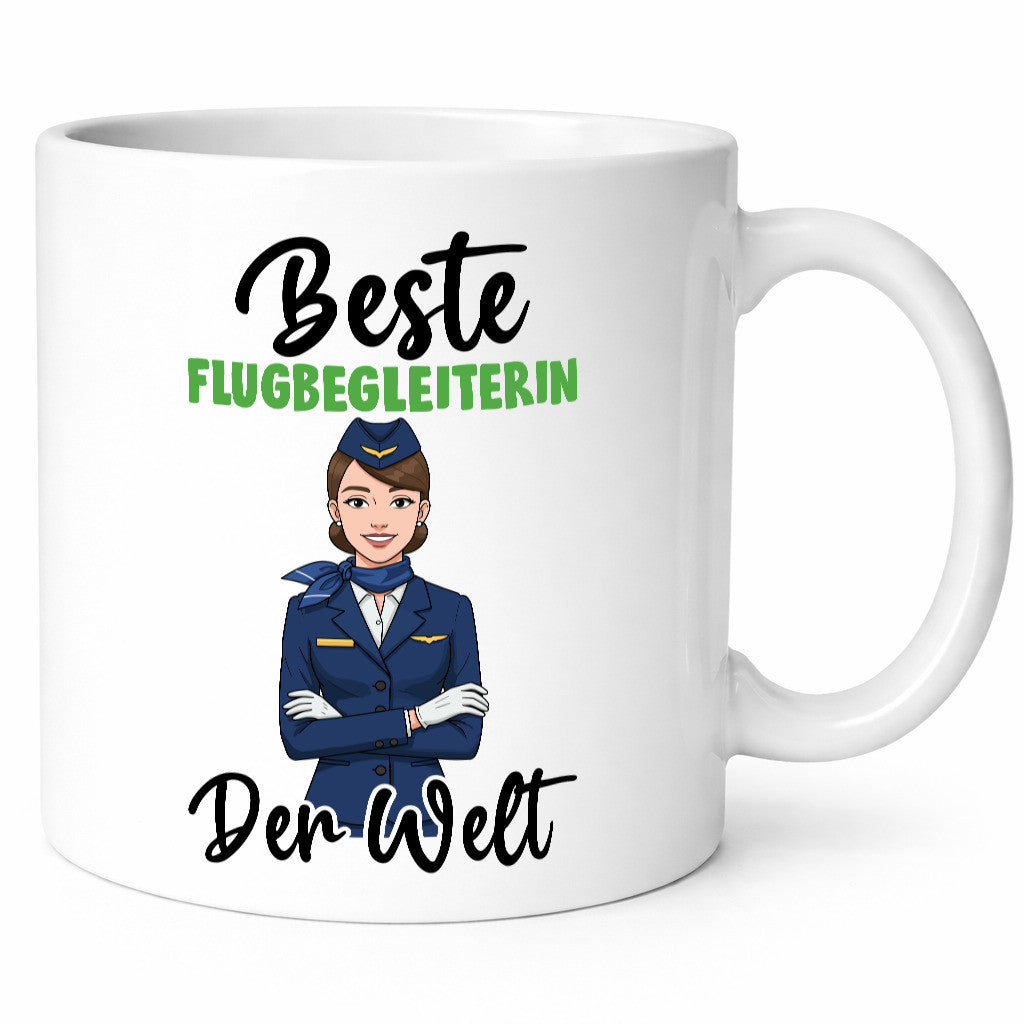 Beste Flugbegleiterin | Stewardess Flughafen v2 lustiger Spruch Geschenk Humor