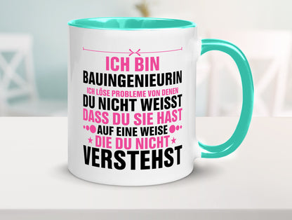 Löse Probleme: Bauingenieurin | Ingenieurin lustig Humor Geschenkidee Geschenk