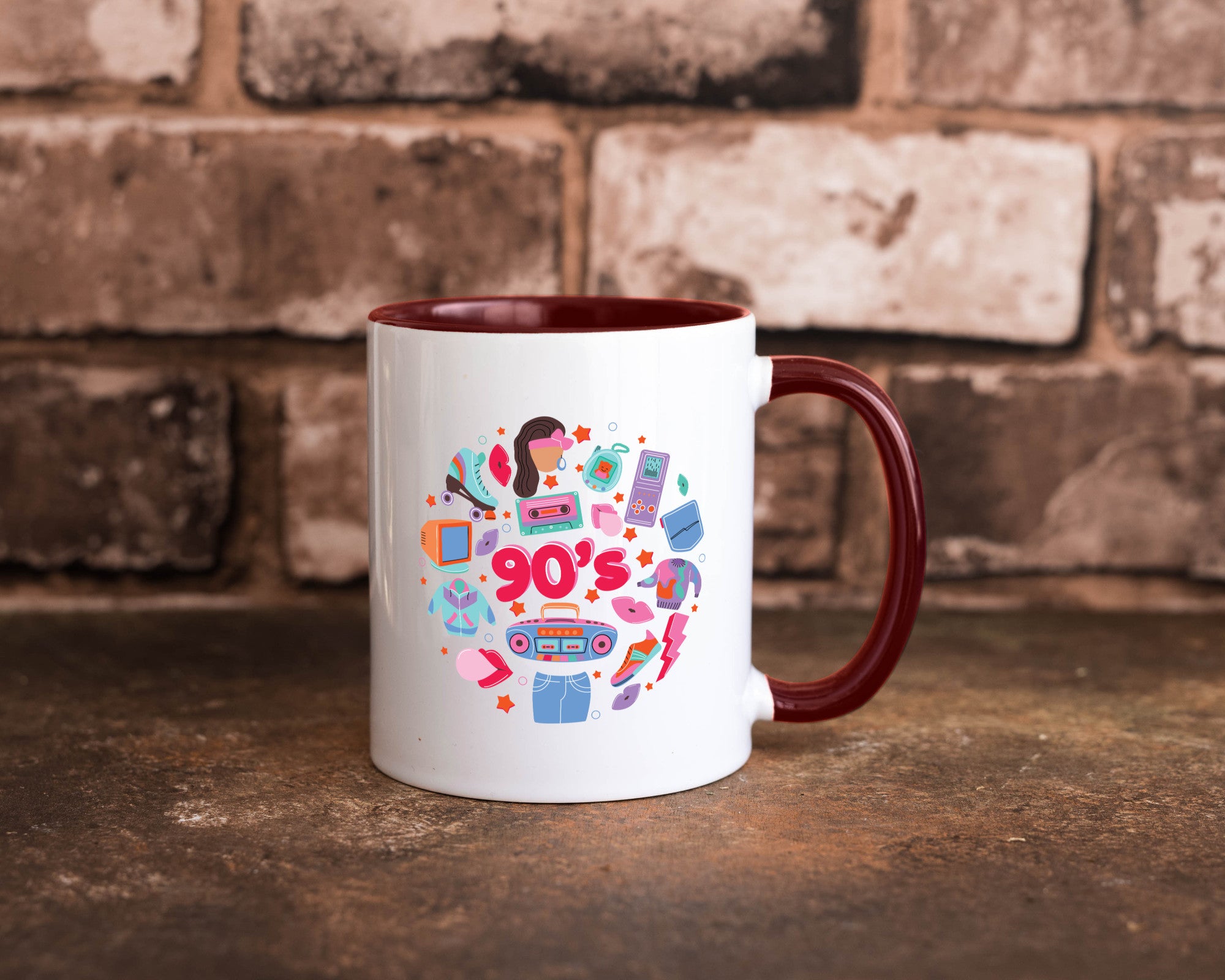 90er Jahre | Alte Zeit Nostalgie Humor Geschenkidee Tasse
