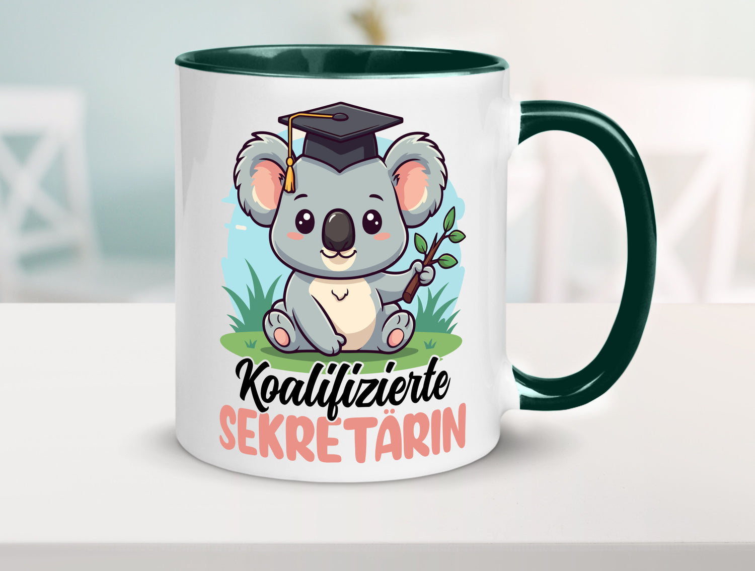 Koalifizierte Sekretärin | Büro Geschenkidee Arbeit Kollegen Humor Tasse