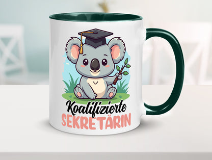Koalifizierte Sekretärin | Büro Geschenkidee Arbeit Kollegen Humor Tasse